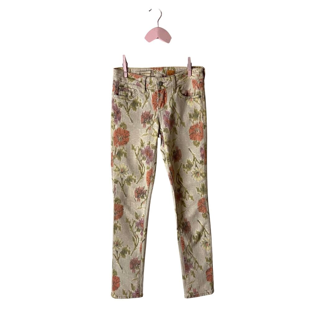 Anthropologie Pilcro and the Letterpress Floral Jeans